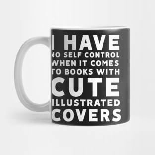 No self control for books Mug